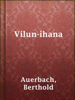 cover image of Vilun-ihana